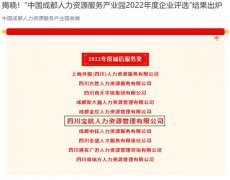 喜訊|寶航人力集團榮獲 中(zhōng)國(guó)人力資源産(chǎn)業園2022年度誠信服務(wù)獎